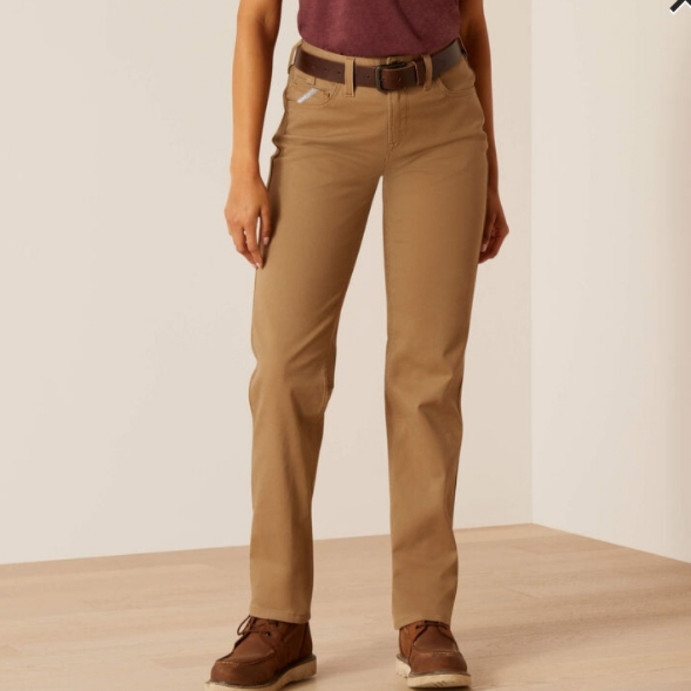 Ariat Women's Rebar Perfect Rise Made Tough Straight Pant Jeans Size 29 Long